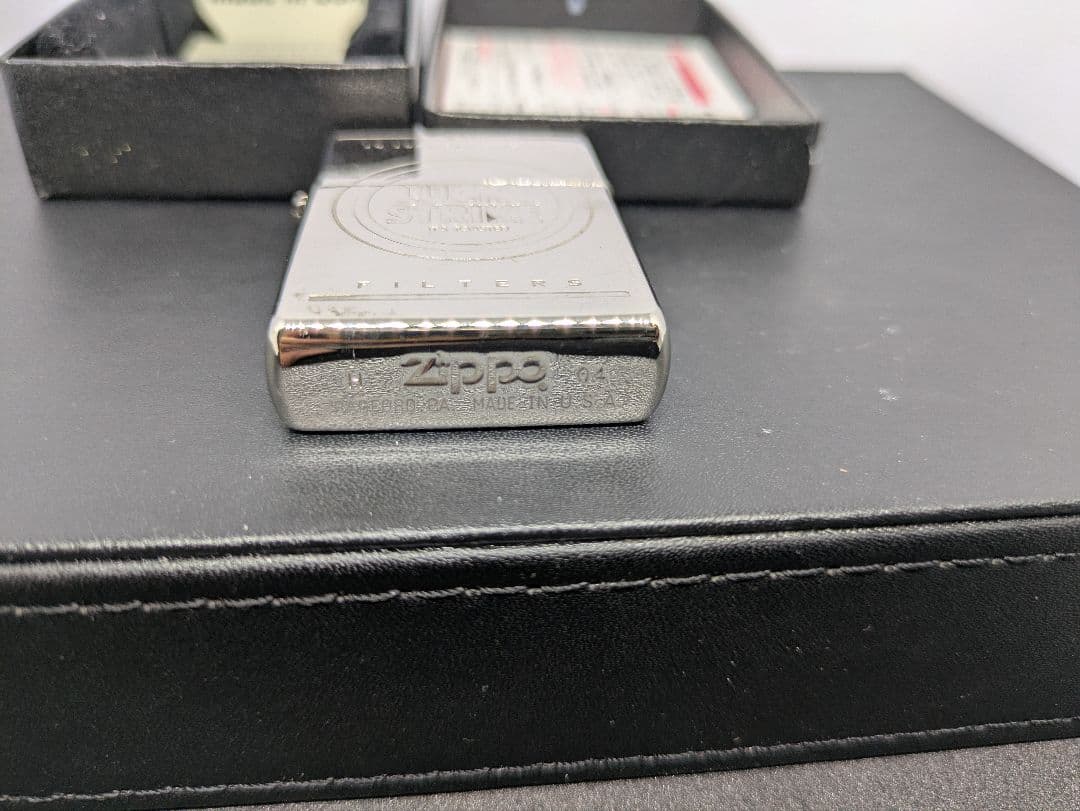 zi 93　ラッキーストライク　両面加工　未使用　ジッポー