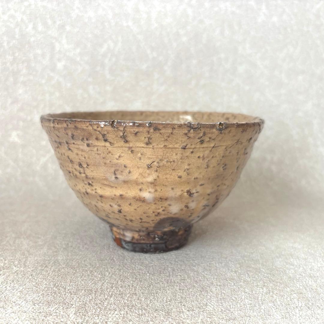 萩焼 春雲山 岡田裕 抹茶碗 お茶碗 茶道具 共箱(18Cb)