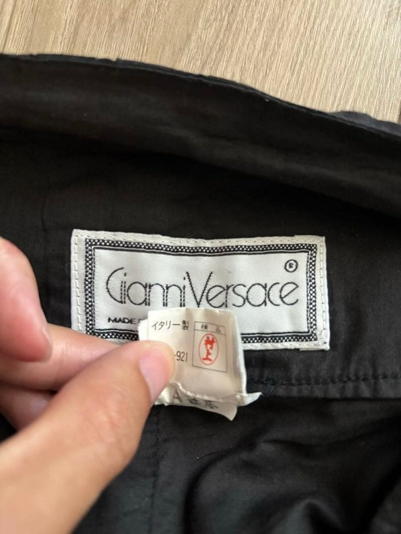 gianni versace ヴェルサーチ 変形 リネン サルエル希少 初期