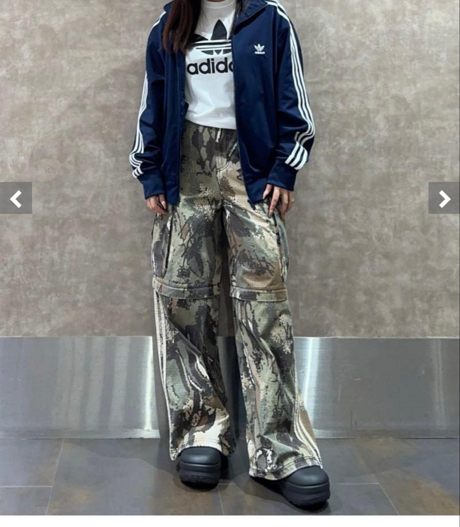 adidas ジップオフ　カーゴパンツ　マルチカラー