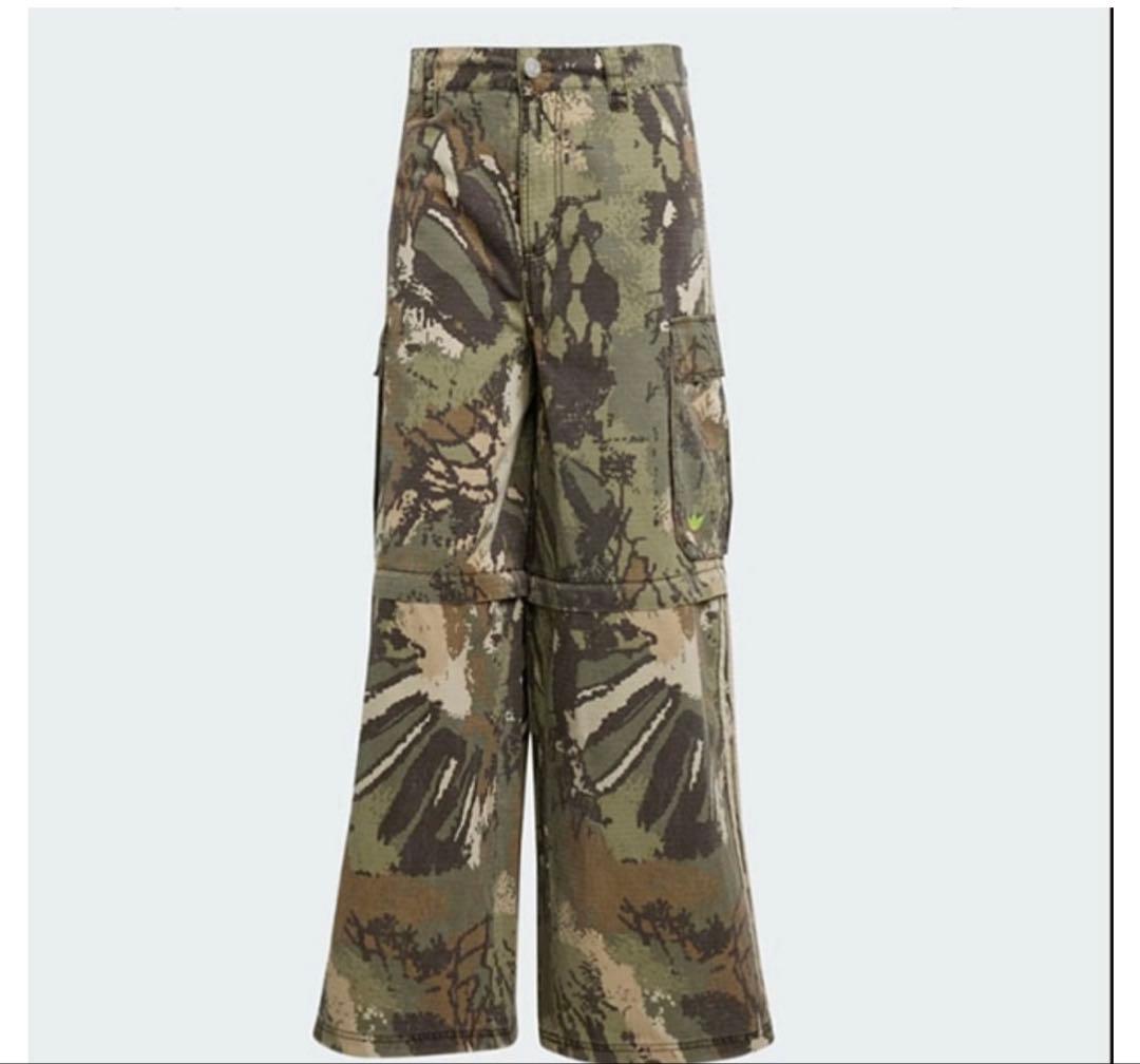 adidas ジップオフ　カーゴパンツ　マルチカラー