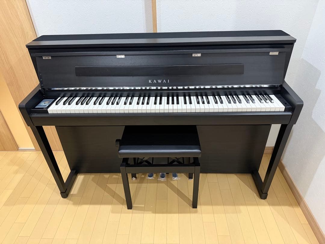 【年末年始の最終値下げ】KAWAI デジタルピアノ 88鍵 黒 椅子付き