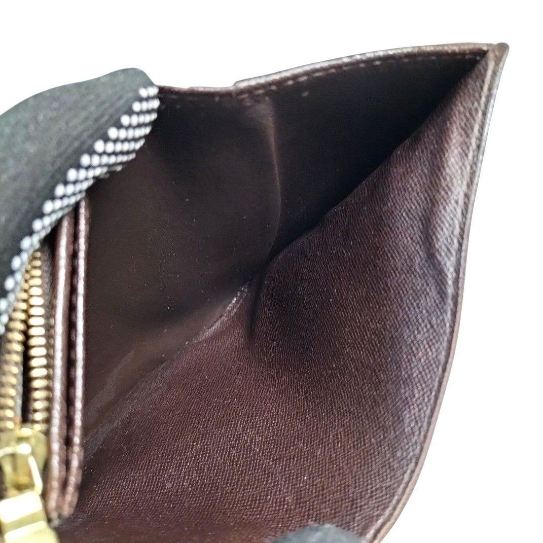 ダミエ エベヌ ポルトモネ ビエ トレゾール 二つ折り財布 ルイヴィトン