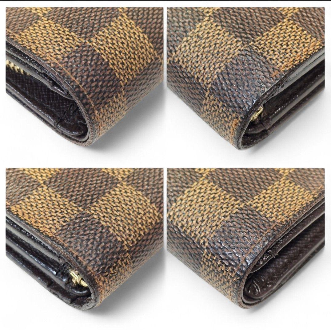 ダミエ エベヌ ポルトモネ ビエ トレゾール 二つ折り財布 ルイヴィトン