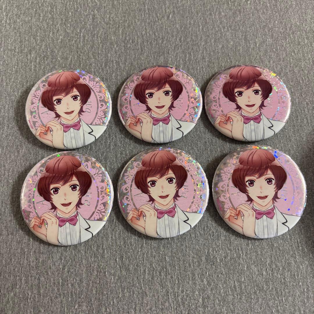 スタミュ 卯川晶 5周年 キラキラ缶バッジ あにばーさるカフェ