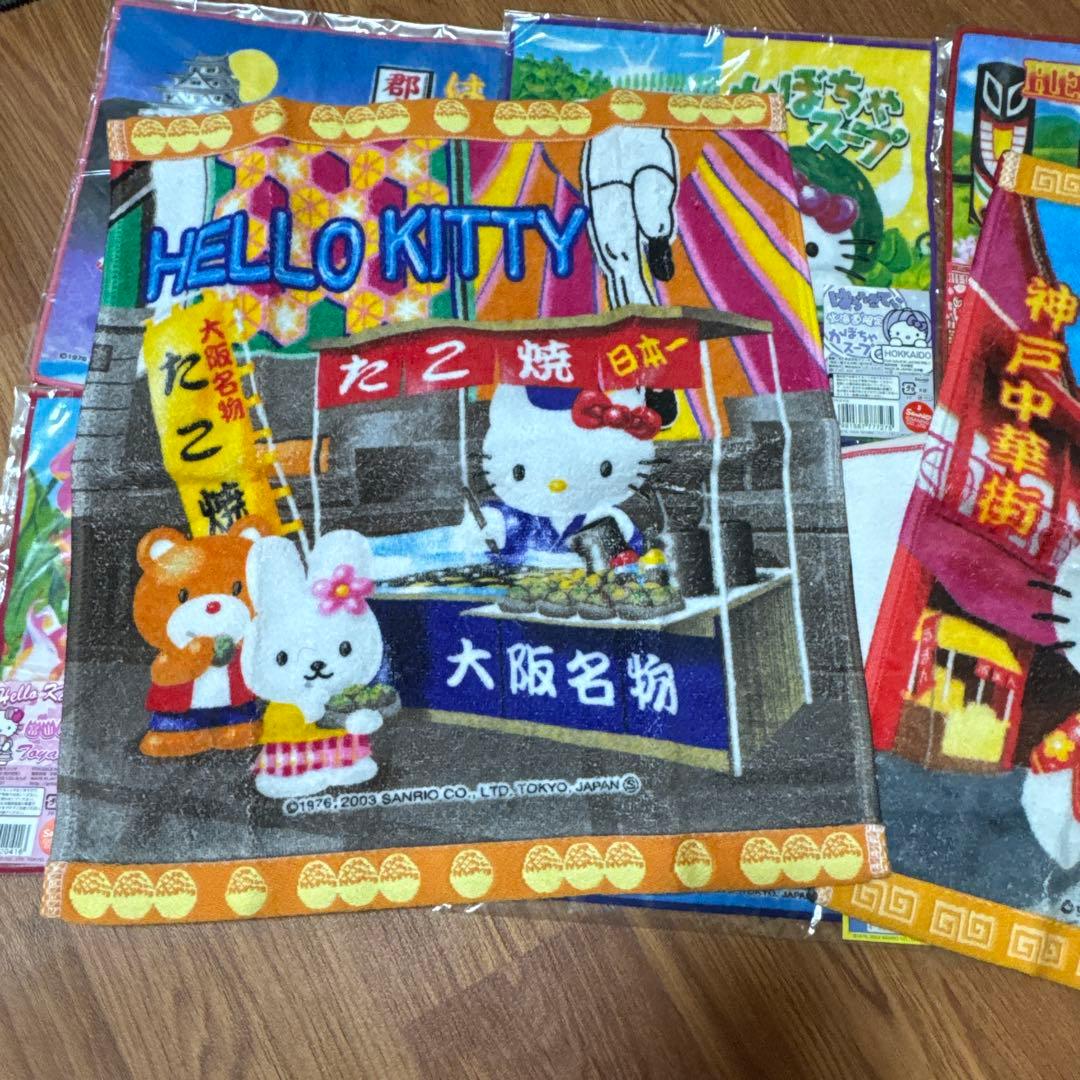 ♡ハローキティ♡ご当地　根付ストラップ/ボールペンなど38個　未開封多数