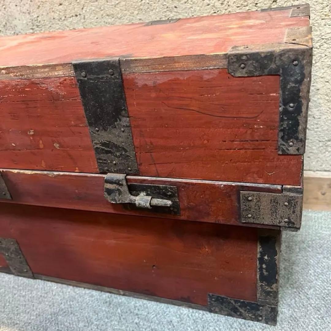 古道具　アンティーク　道具入れ／箪笥　刀　昭和　レトロ　民藝