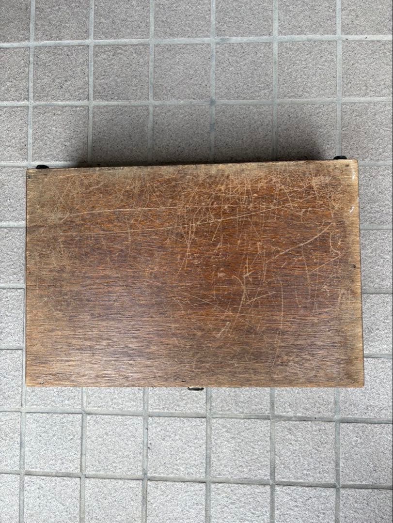 昭和レトロ&アンティーク! 背筋力計.木箱ケース! 希少!レア!