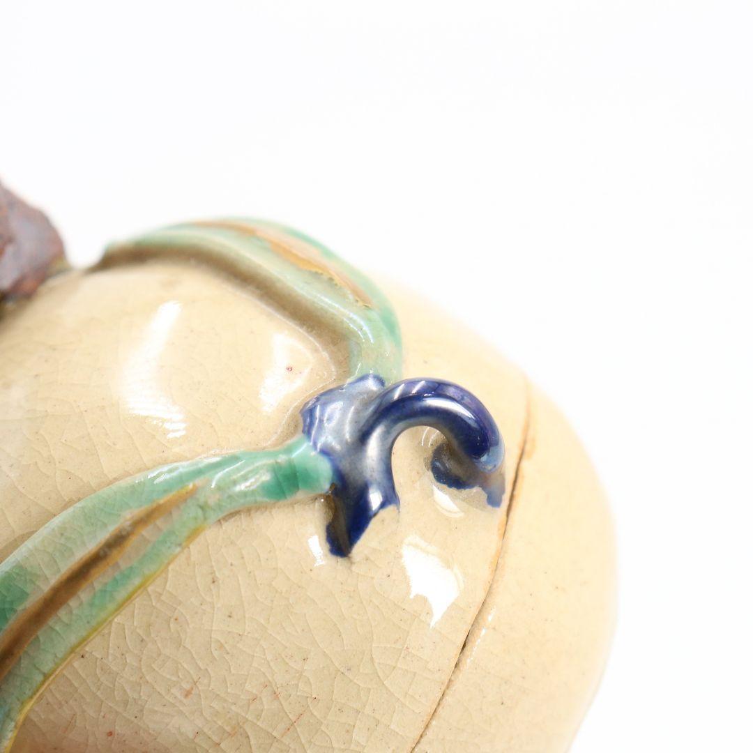 祥山造 仁清猿香合 平安 共箱 茶道具　AT121　1F28