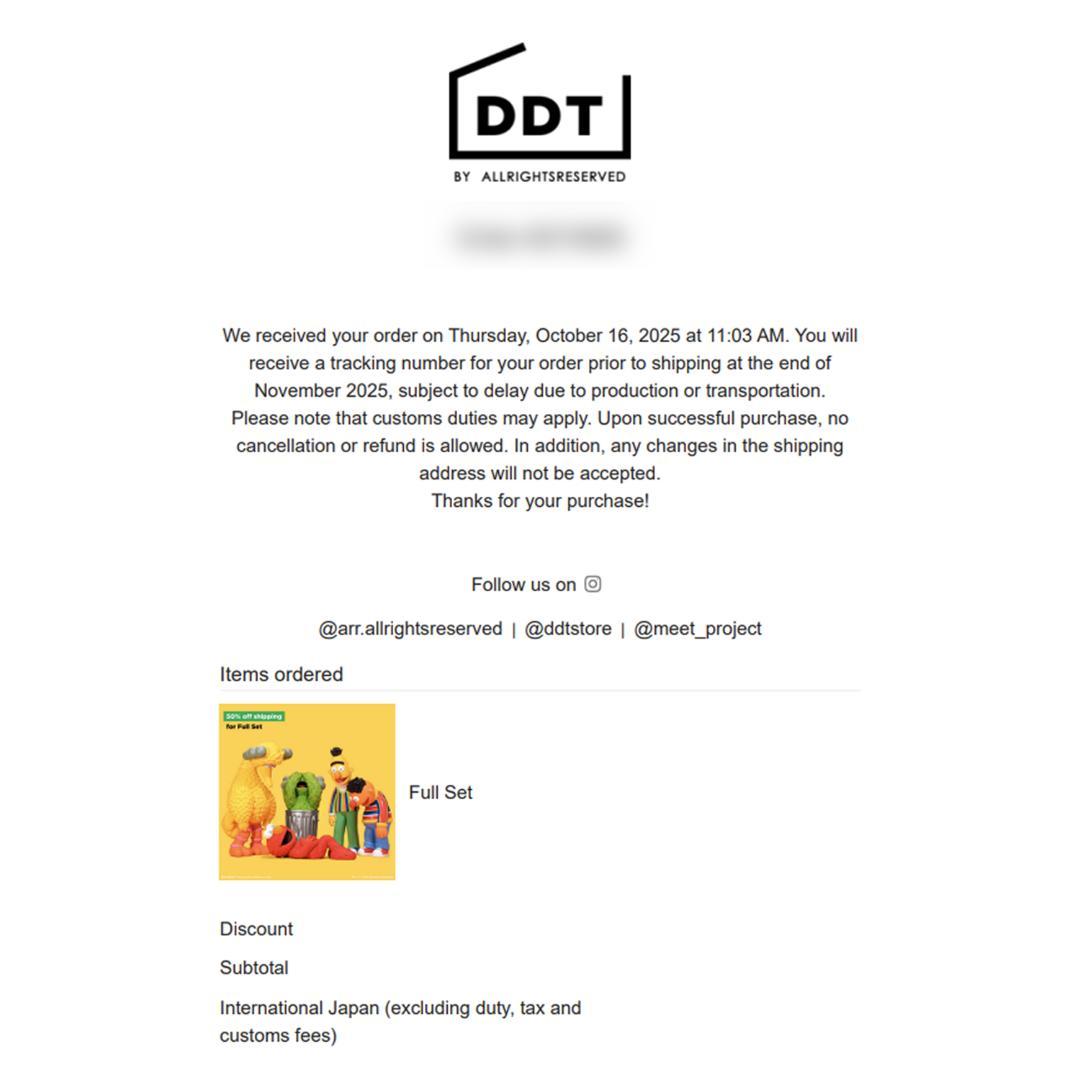 5点セット KAWS x SESAME STREET フィギュア DDT