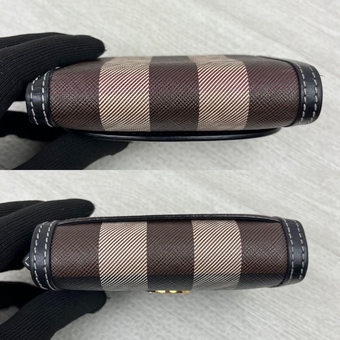 現行✨ バーバリー 三つ折財布 スモールチェック フォールディングウォレット