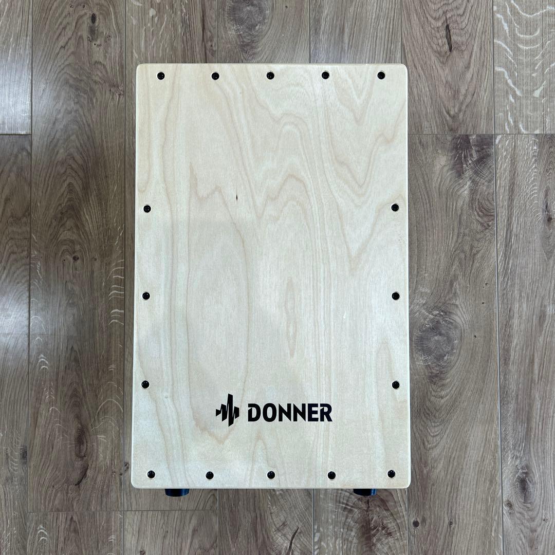 DONNER カホン ナチュラルウッド　カバー付き、おまけ付き