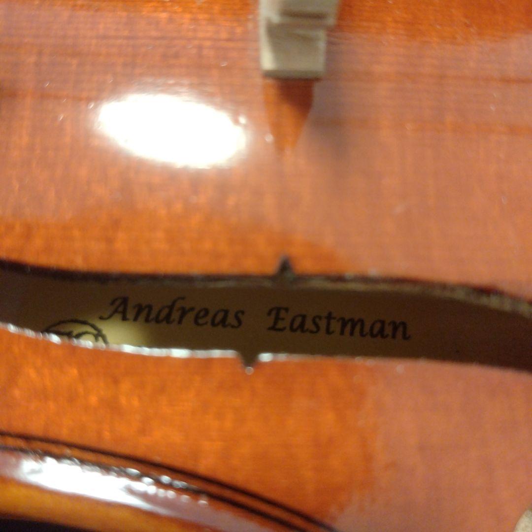 2024年製 Eastman3/4 バイオリン弓毛替済 KUN肩当、松脂、消音器