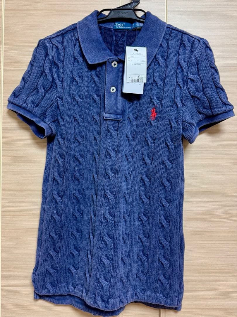Ralph Lauren ラルフローレン ケーブルニット ポロシャツ 未使用