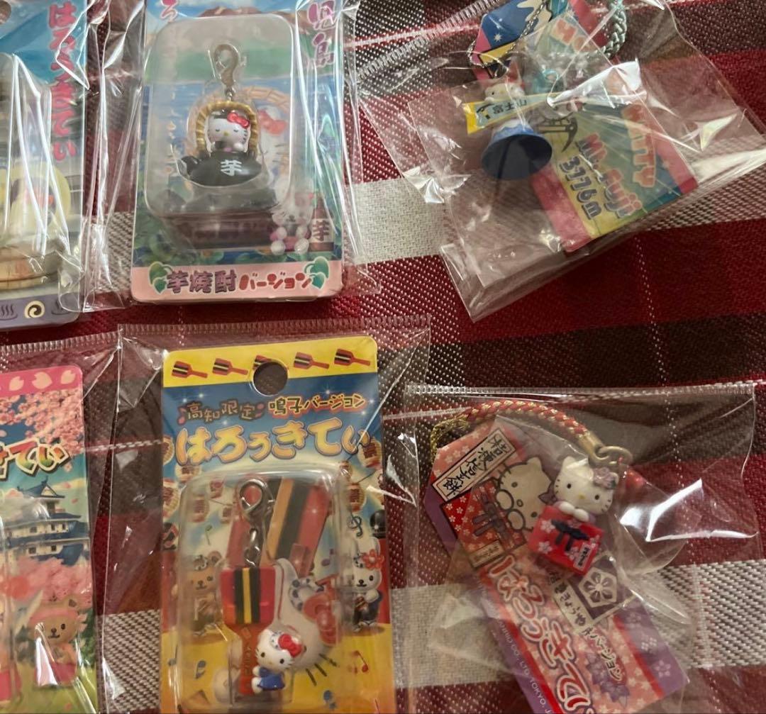 59個　ご当地ハローキティ キーホルダー ファスナーマスコット ストラップ