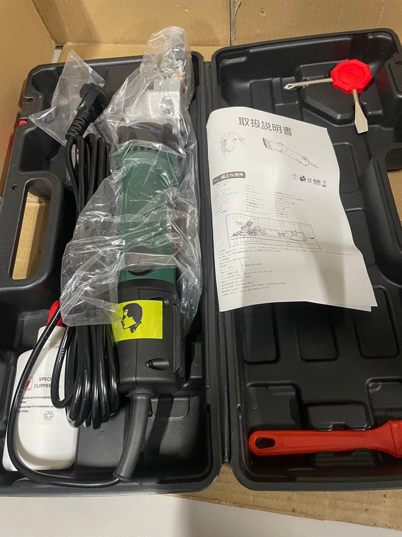 羊バリカン 羊の毛刈り 電気はさみ スピード調整可能　6段スピード 690W