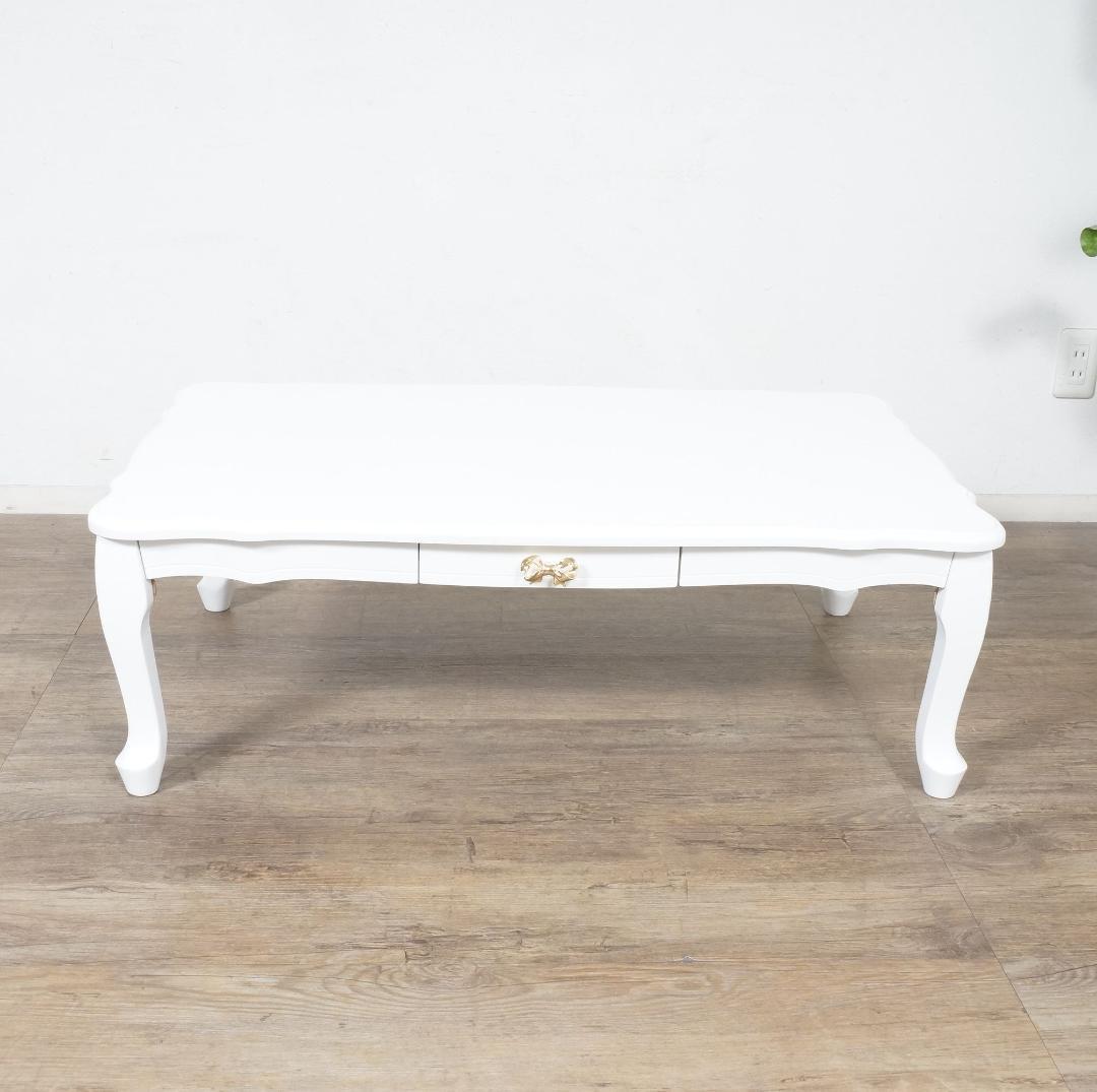 【新品・未使用】　エレガント　猫脚　ヨーロピアン調　折りたたみ式　テーブル