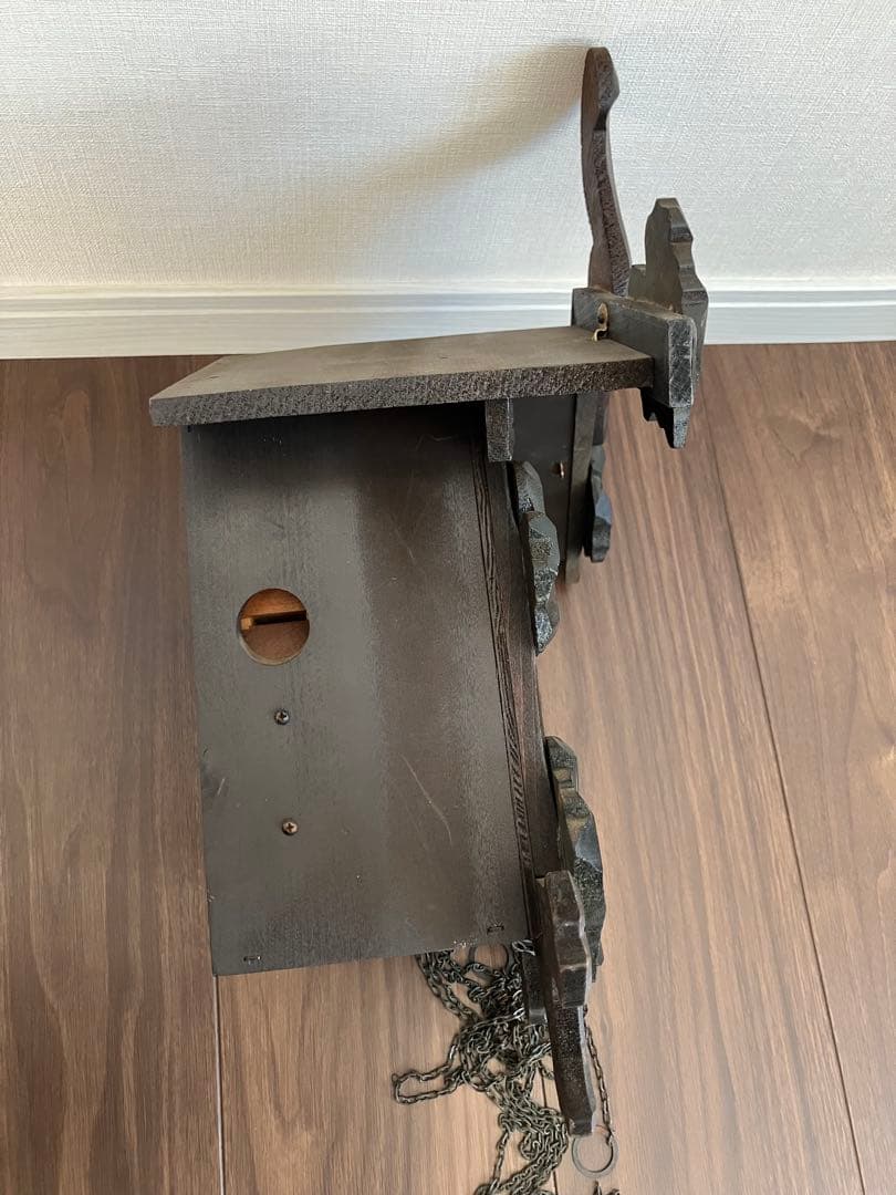 ケ*ン様 鳩時計　分錘式　ミケン時計工業　動作確認済み　ジャンク