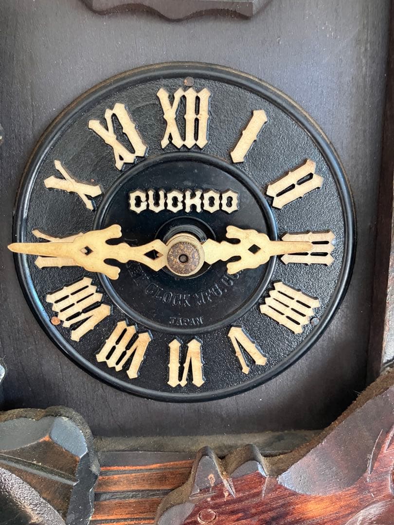 ケ*ン様 鳩時計　分錘式　ミケン時計工業　動作確認済み　ジャンク