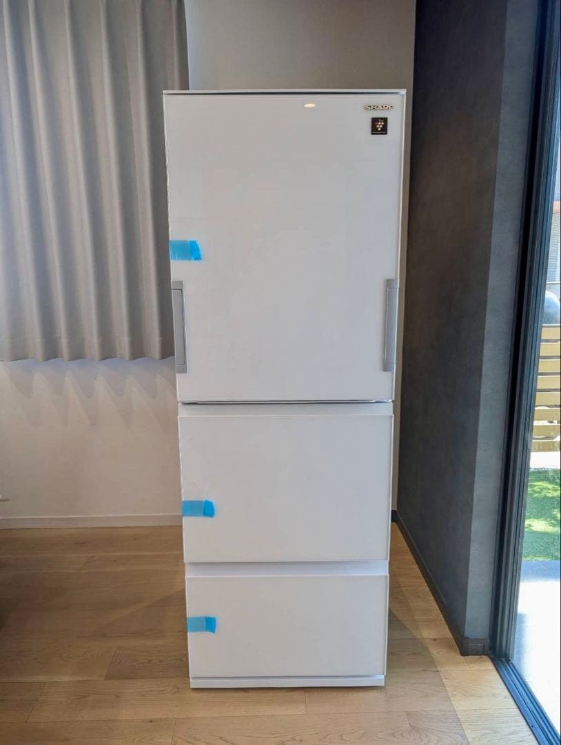 【シャープ 3ドア冷蔵庫 356L】プラズマクラスター＆左右開き！和歌山市発送