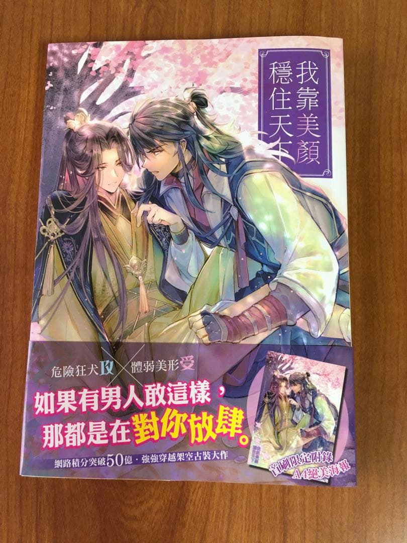 【中国語　BL小説】『我靠美顔穩住天下』１〜４巻セット