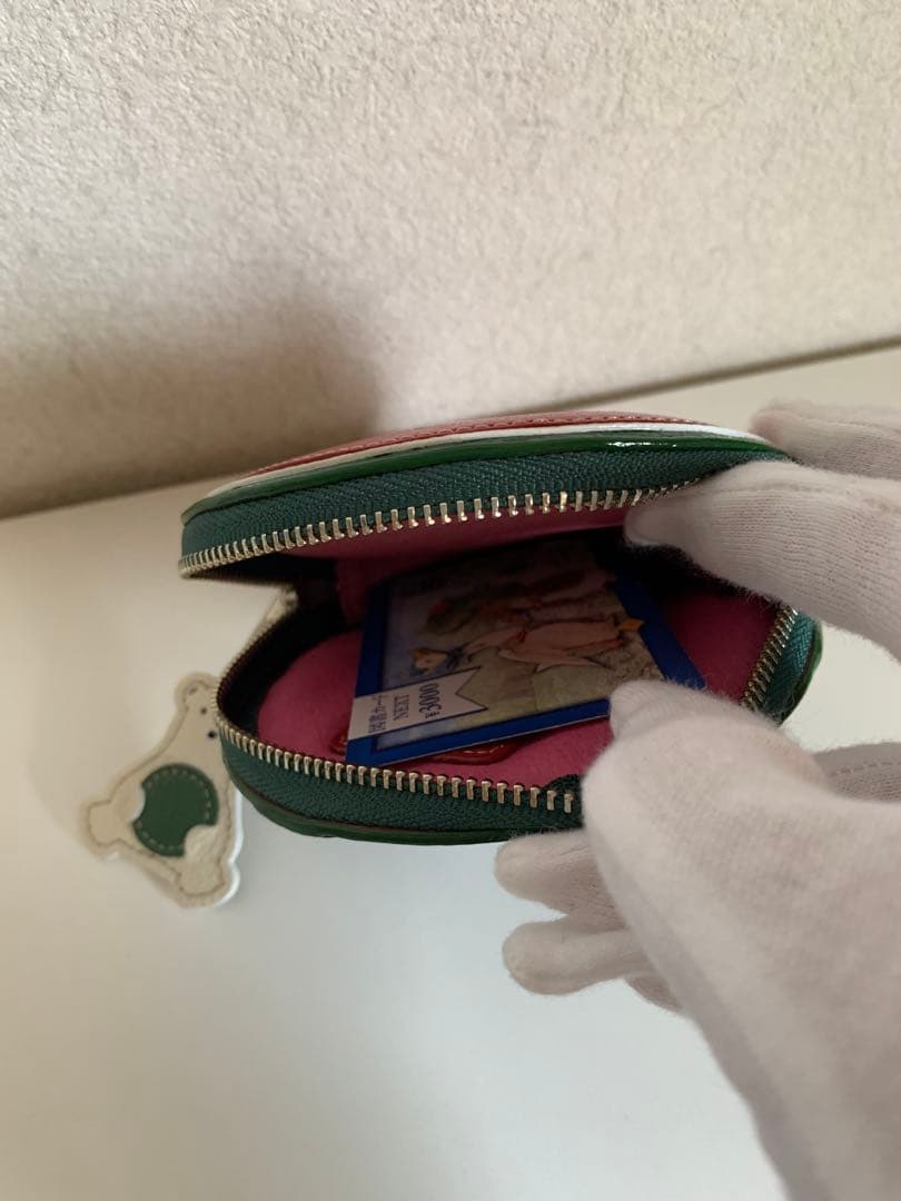 IBIZA すいか くま ケース 小銭入れ マルチケース やぎ革 イビサ