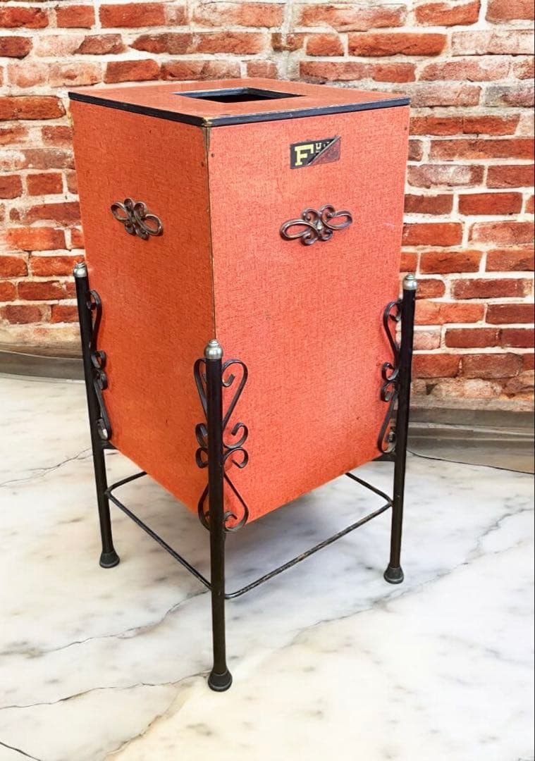 ミッドセンチュリー★藤栄（FUJIスワン）のプランターカバー　ダストボックス