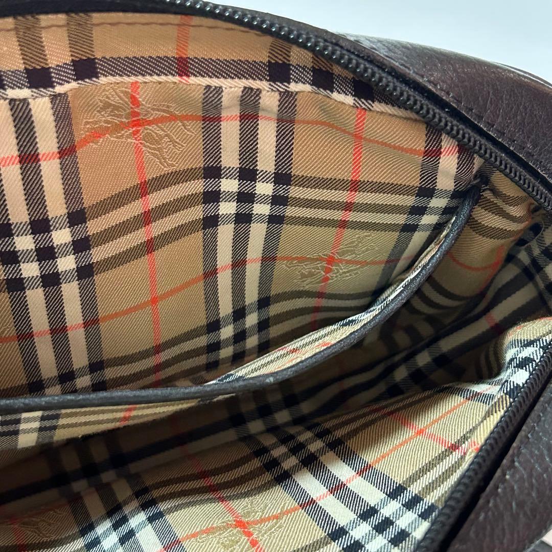 Burberrys バーバリーズ ショルダーバッグ ブラック レザー レディース