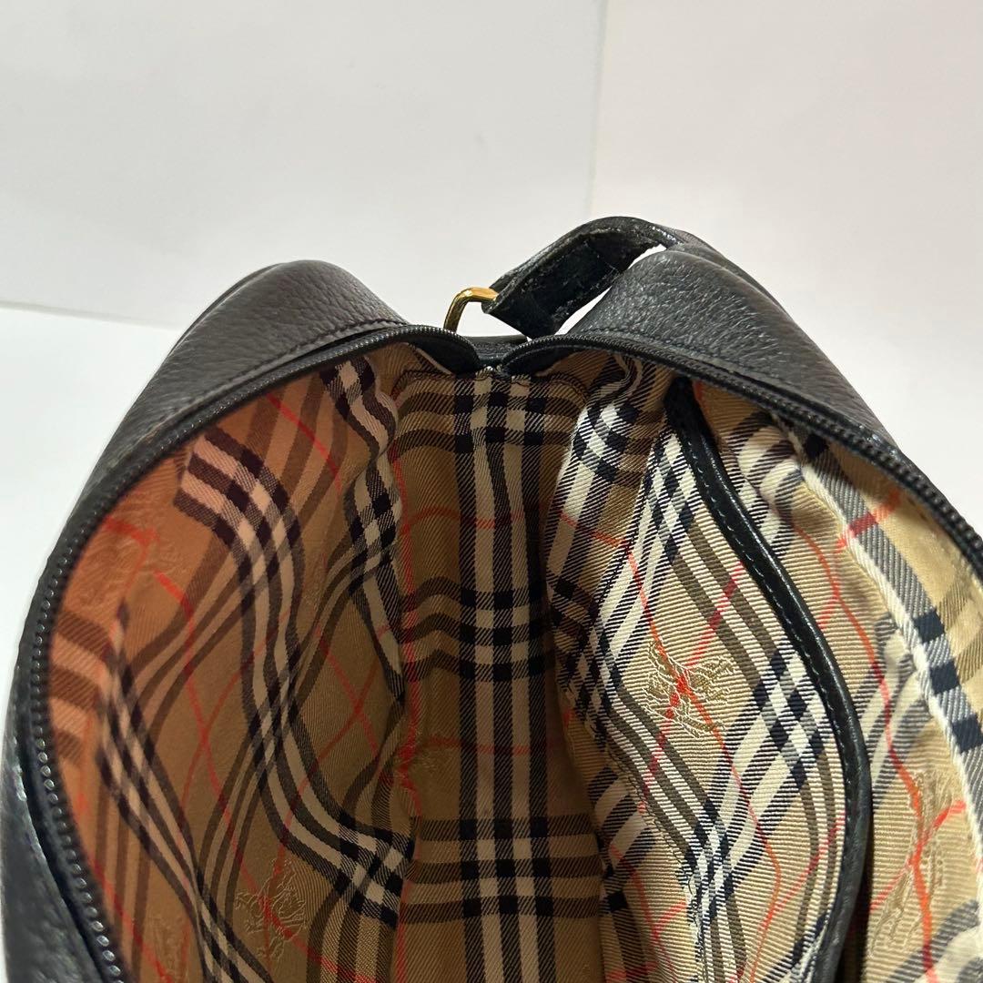Burberrys バーバリーズ ショルダーバッグ ブラック レザー レディース