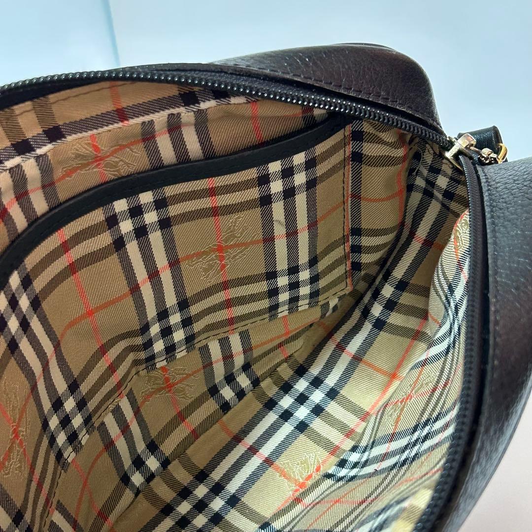 Burberrys バーバリーズ ショルダーバッグ ブラック レザー レディース