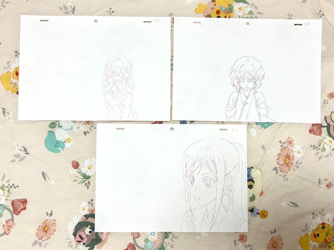 花咲くいろは 劇場版 入場特典 原画 クリアファイル 色紙