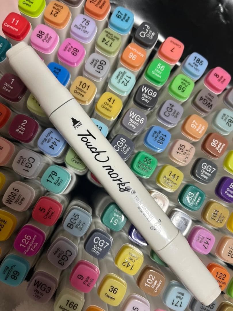 イラストマーカー 168色170本 カラーペン セット 無料APP付き ☆★☆彡