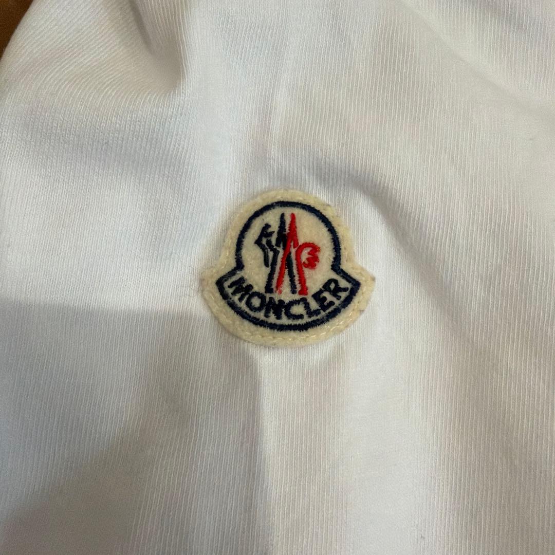 Moncler ホワイト Tシャツ クルーネック