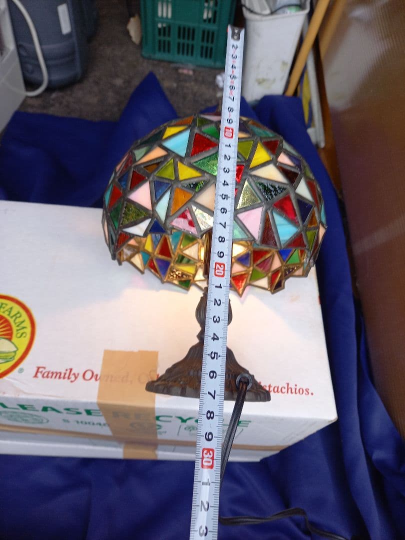 手作り高級品特別使用これ逸品ですよ‼️ステンドグラススタンド