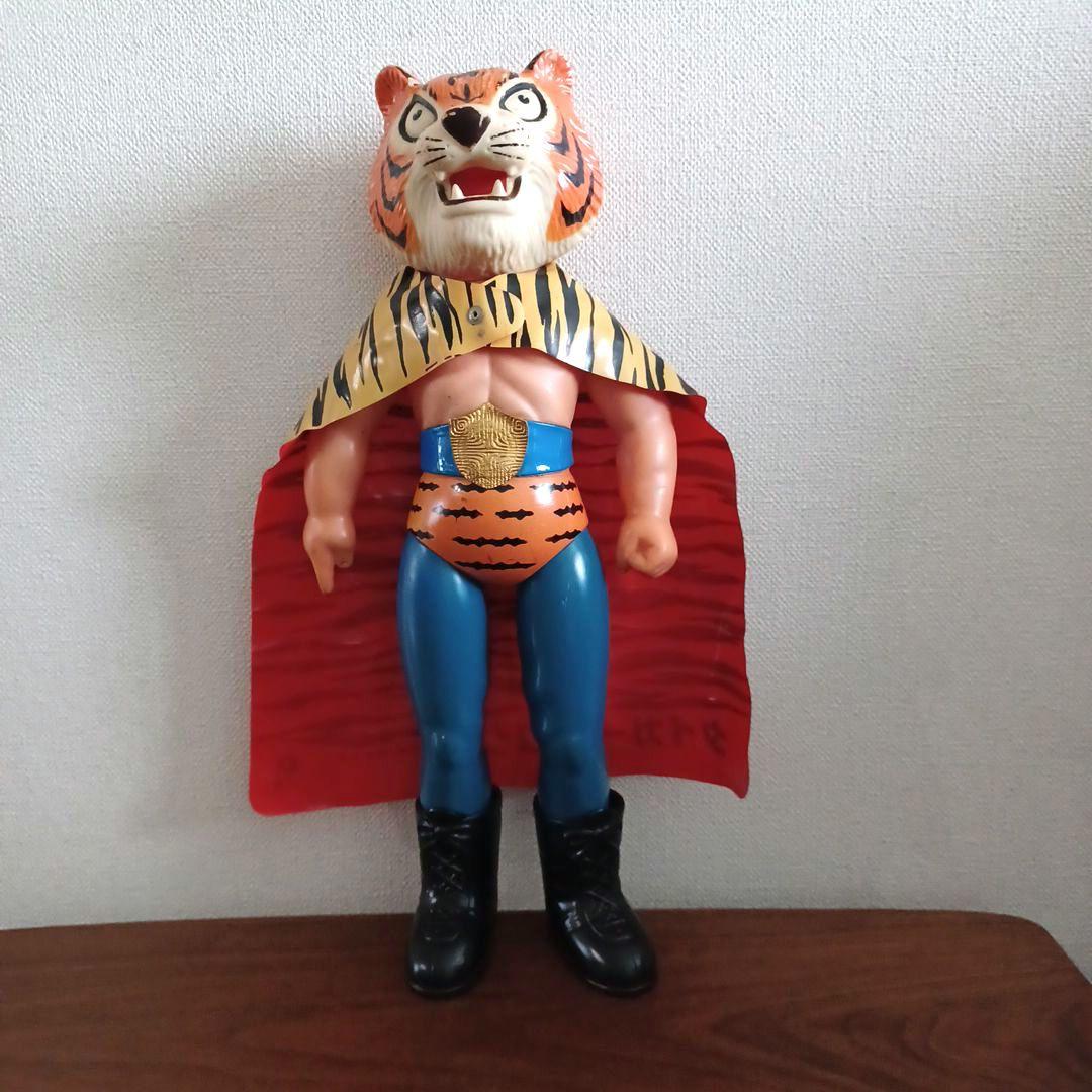 当時物　中嶋製作所ジャイアントタイガーマスク(後期型オレンジ系) ビンテージ