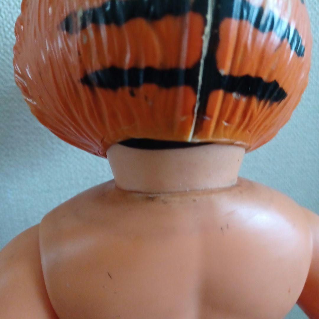 当時物　中嶋製作所ジャイアントタイガーマスク(後期型オレンジ系) ビンテージ