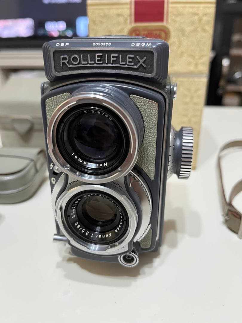 【レア】Rolleiflex 4×4 二眼レフカメラ baby rollei