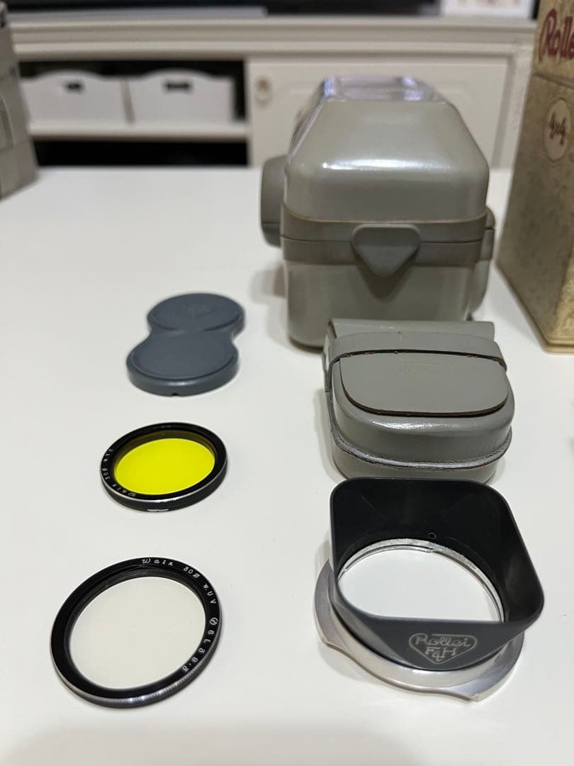 【レア】Rolleiflex 4×4 二眼レフカメラ baby rollei