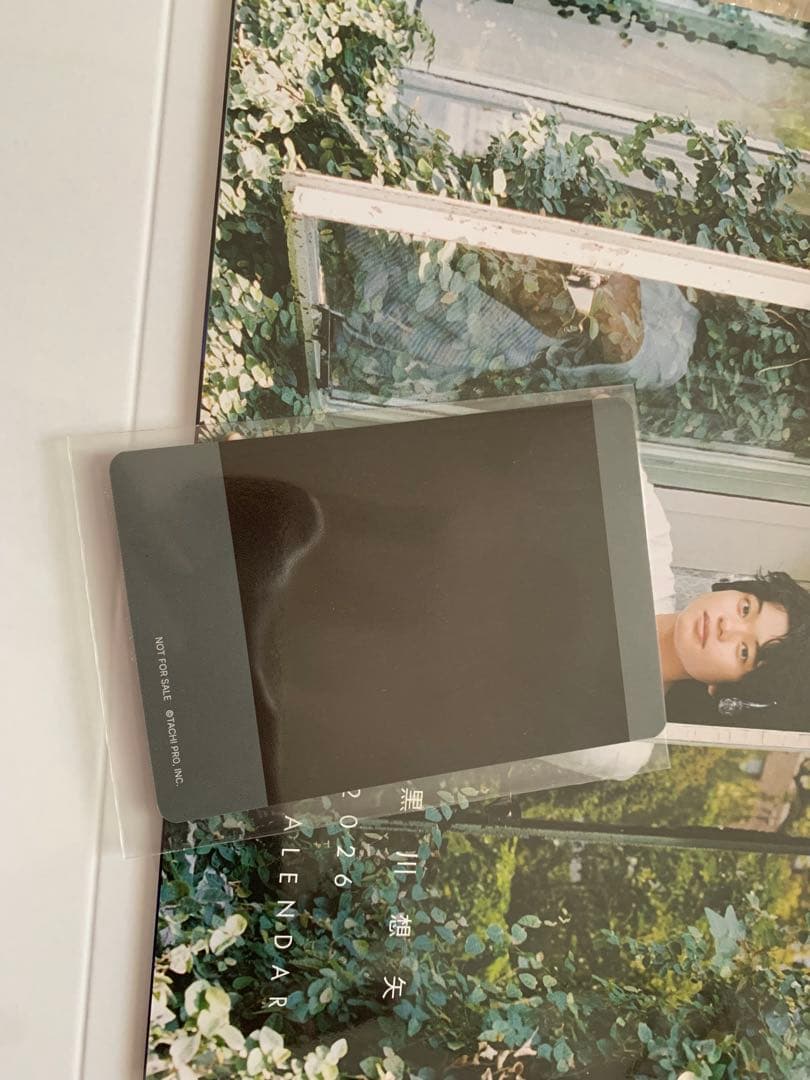 サイン入り チェキ風カード付き 黒川想矢 2026カレンダー 楽天