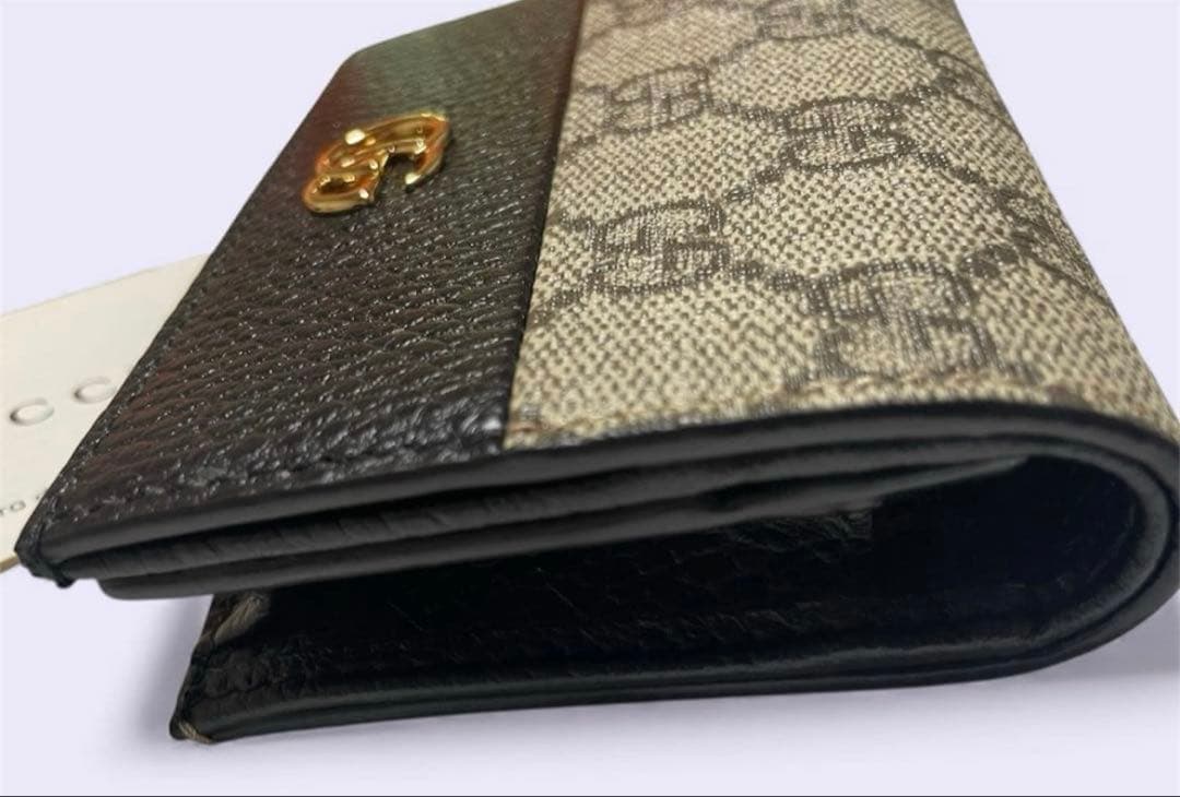 村*る様 新品未使用　GUCCI グッチ　二つ折り財布　ミニ財布　GGスプリーム