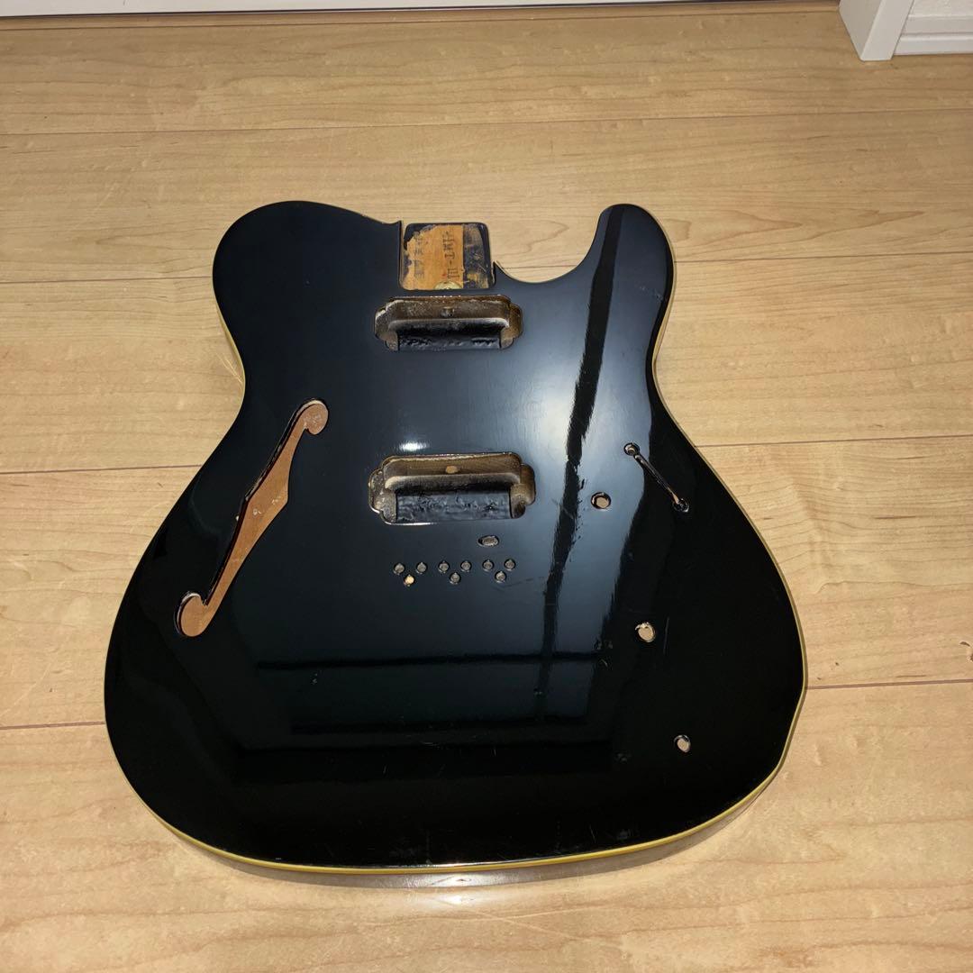 フェンダージャパン テレキャスター シンライン ボディ ブラック　HH