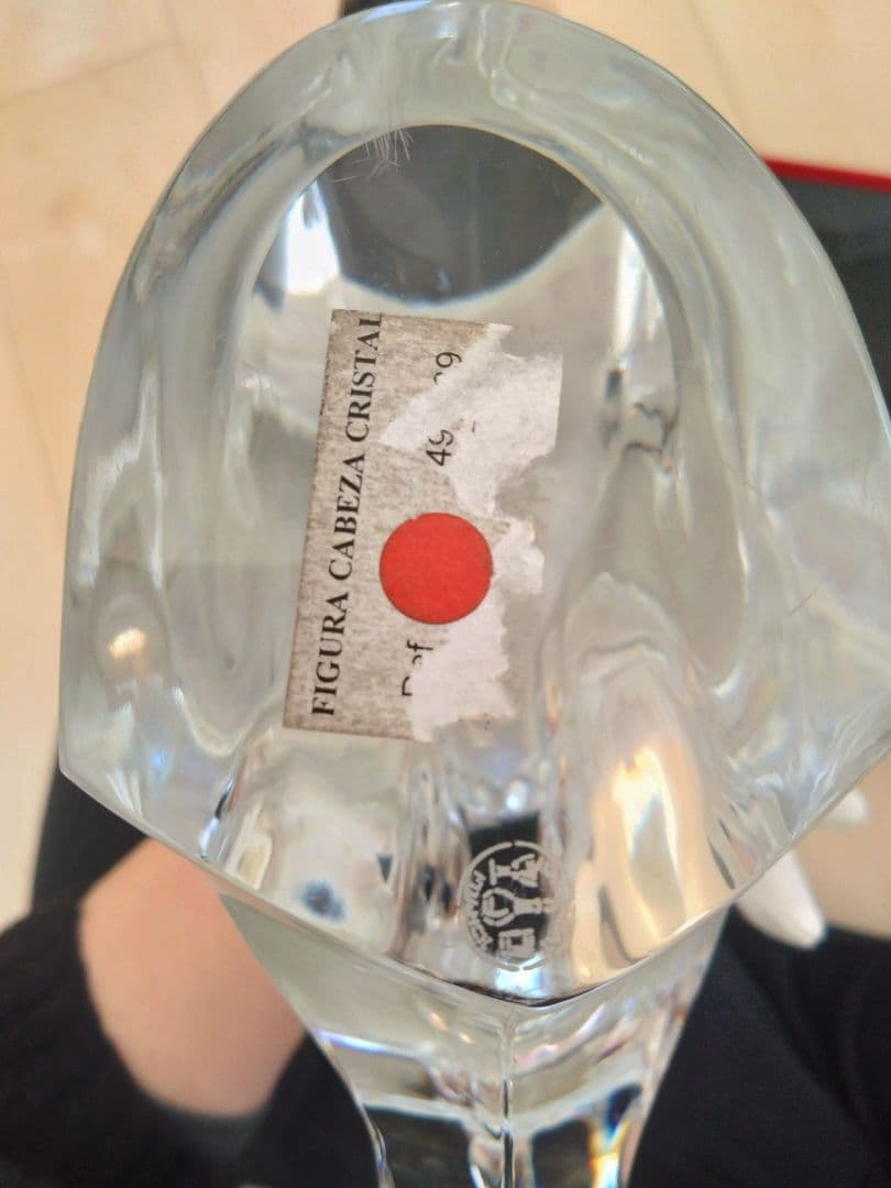 バカラ置物ホースヘッド