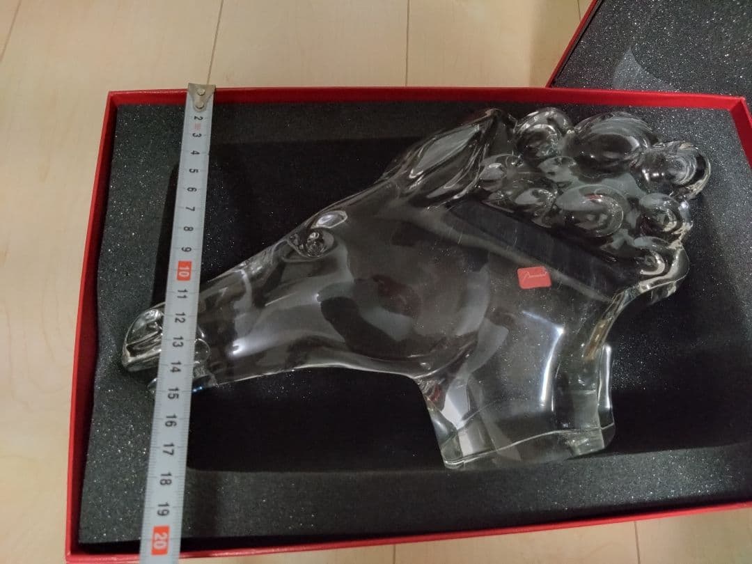 バカラ置物ホースヘッド