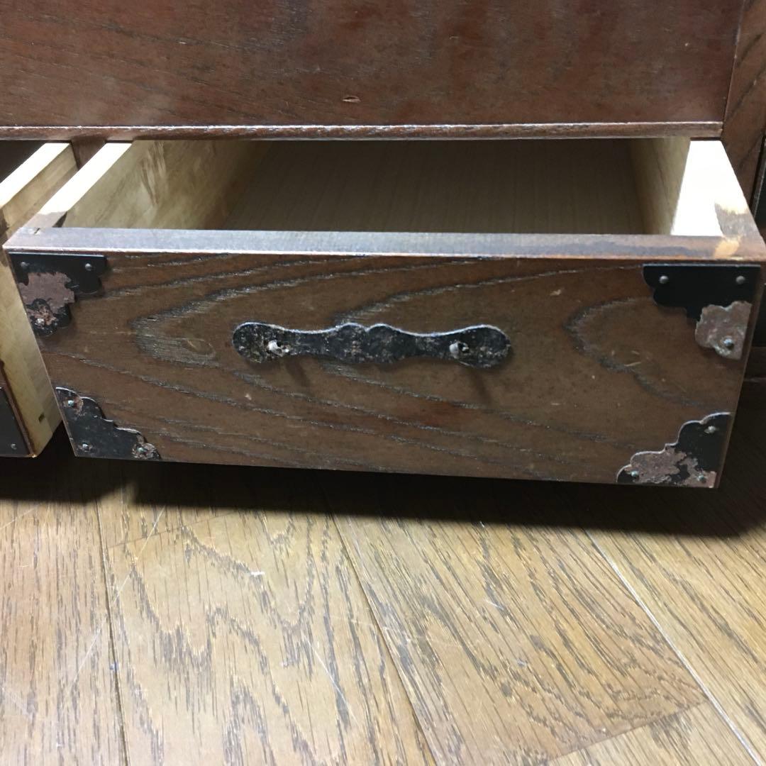 木製長火鉢　角火鉢　古道具 アンティーク　囲炉裏
