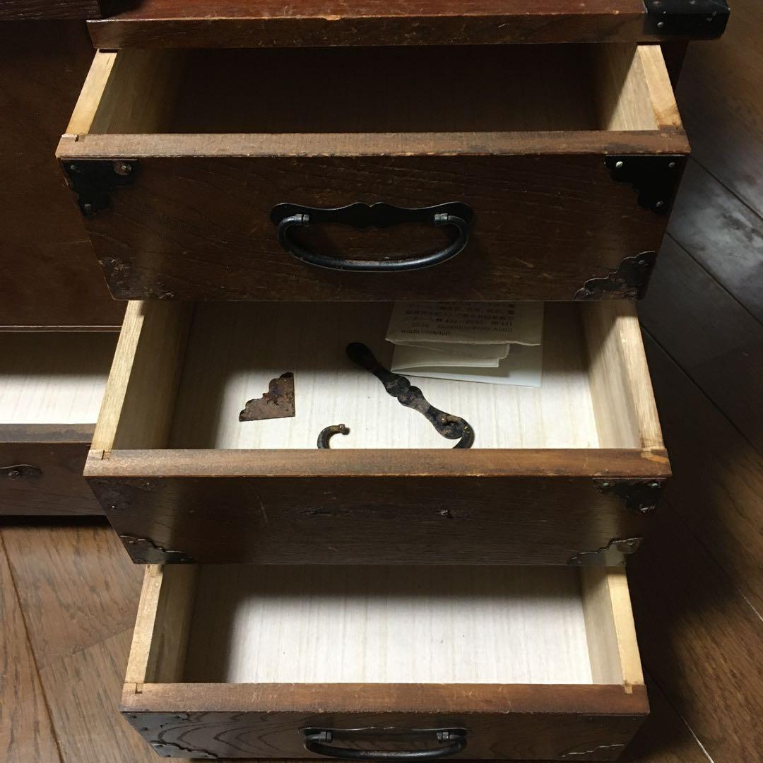 木製長火鉢　角火鉢　古道具 アンティーク　囲炉裏