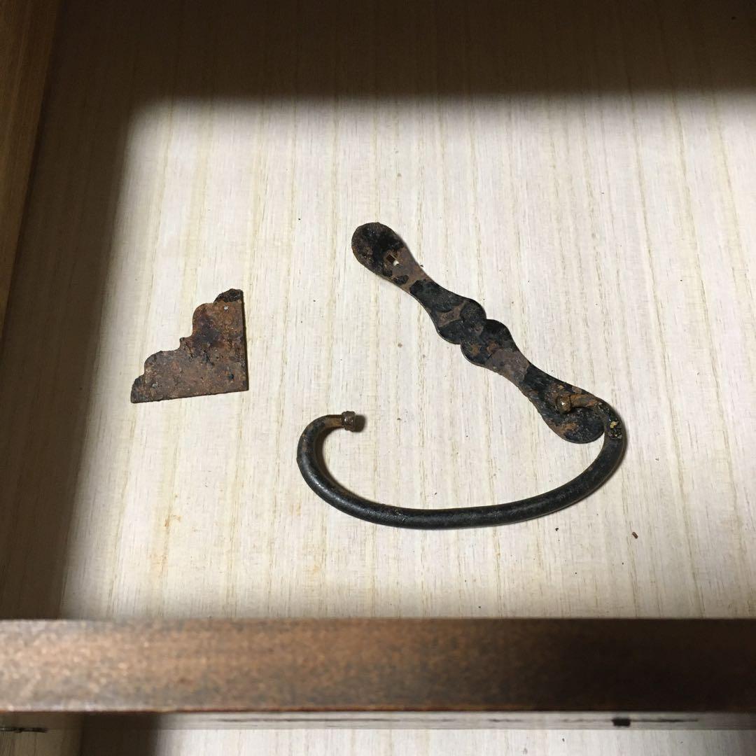 木製長火鉢　角火鉢　古道具 アンティーク　囲炉裏