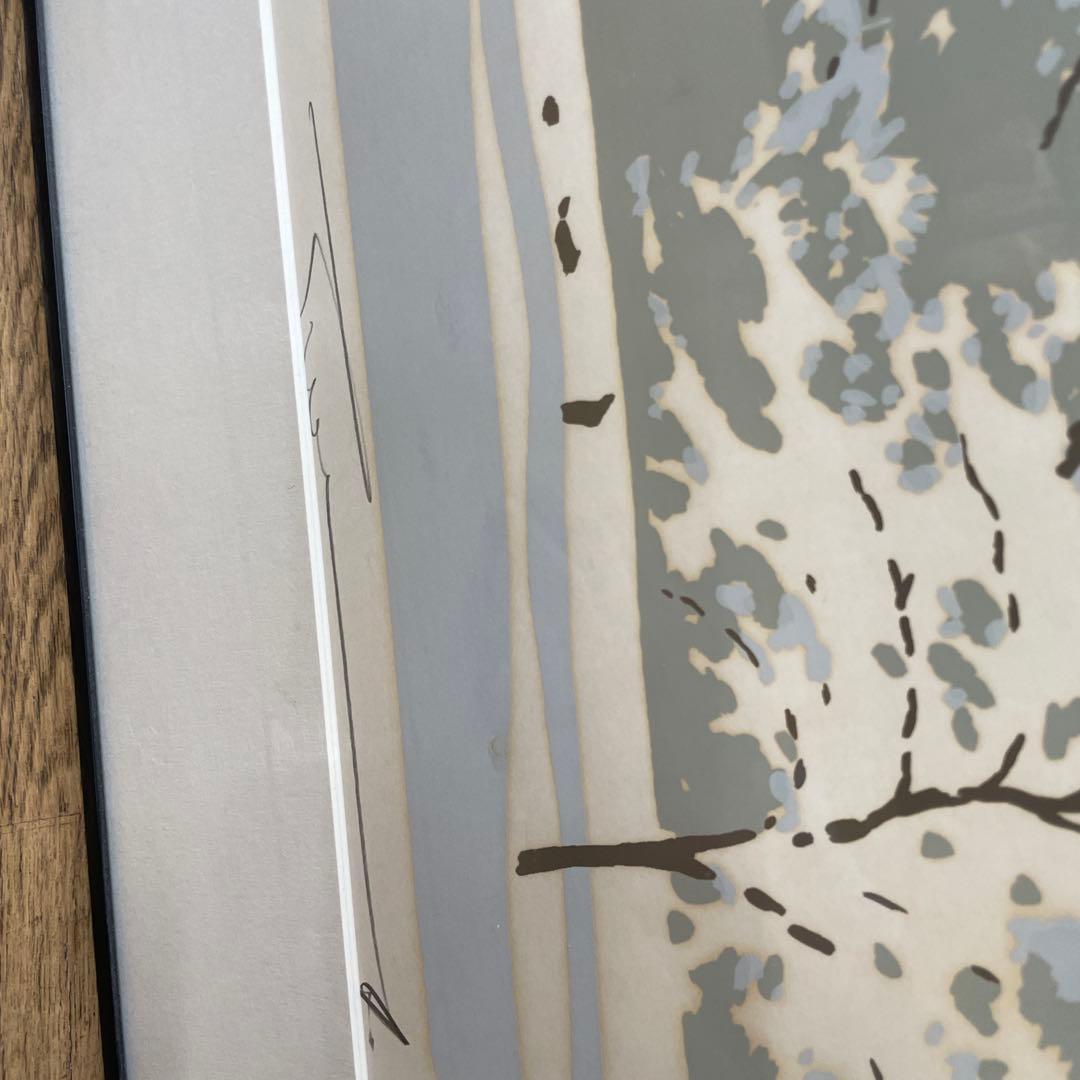 雪の朝 シルクスクリーン 72/250