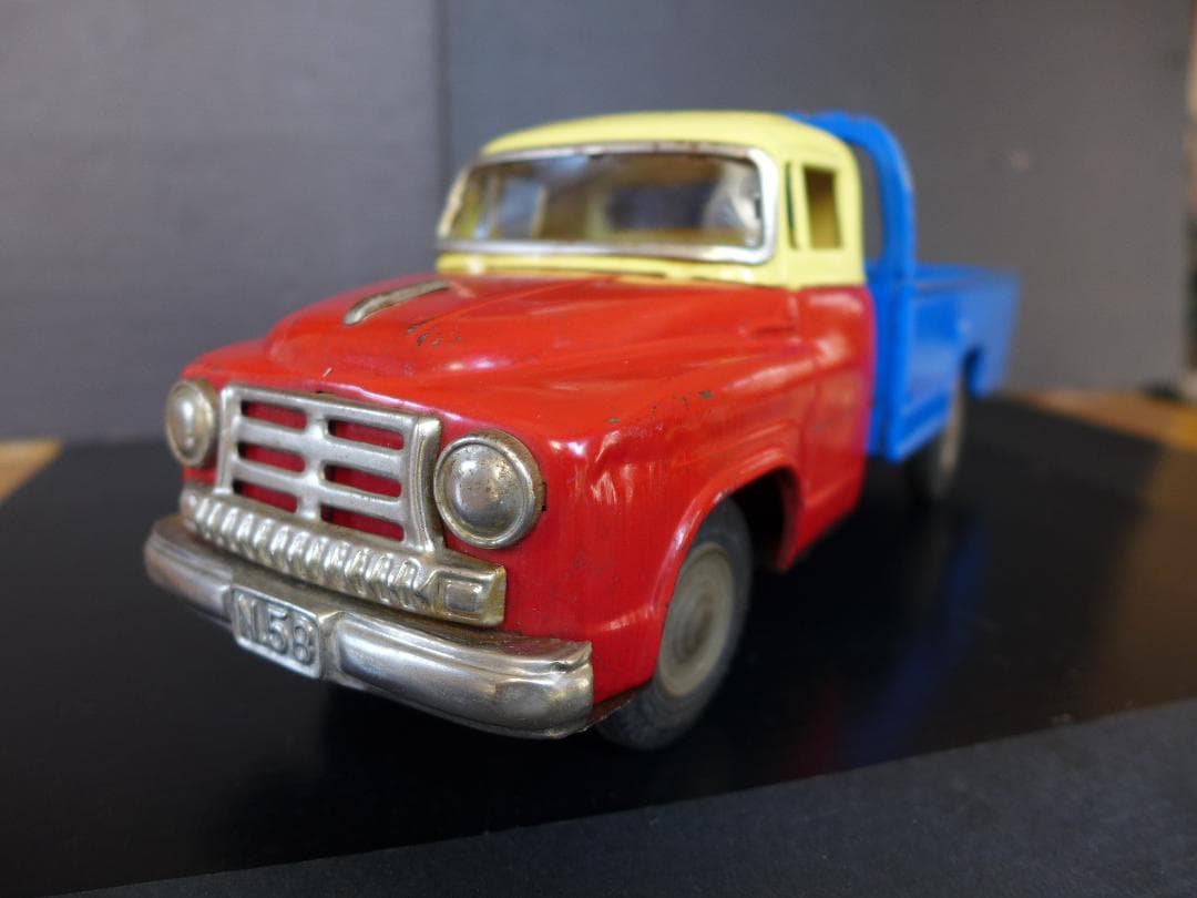時代物　ニッサンジュニアトラック　ブリキ自動車　米沢玩具　日本製　昭和レトロ