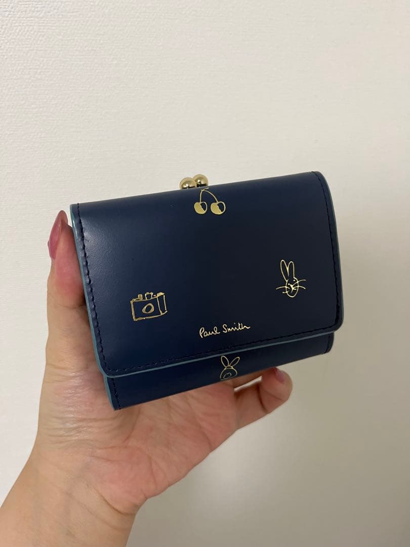 新品 ポールスミス 折り財布 がま口3つ折り財布 ミニ財布 ミックスドゥードゥル