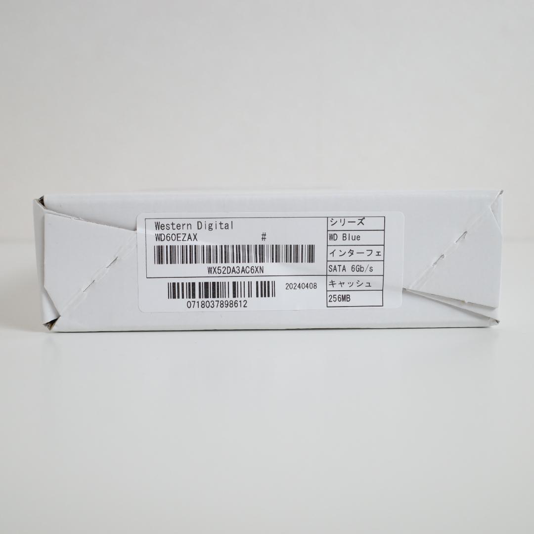 【6TB・新品未使用】WD Blue 3.5インチ HDD ウエスタンデジタル
